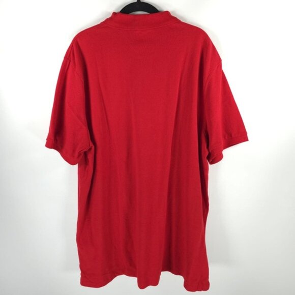 NWT POLO RALPH LAUREN CLASSIC FIT Red Mesh Polo Shirt 100% COTTON Size XL - Picture 3 of 9